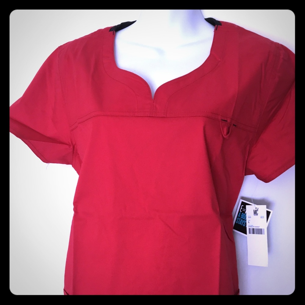 Med couture - Rose Red Scrub Top Bundle &. save